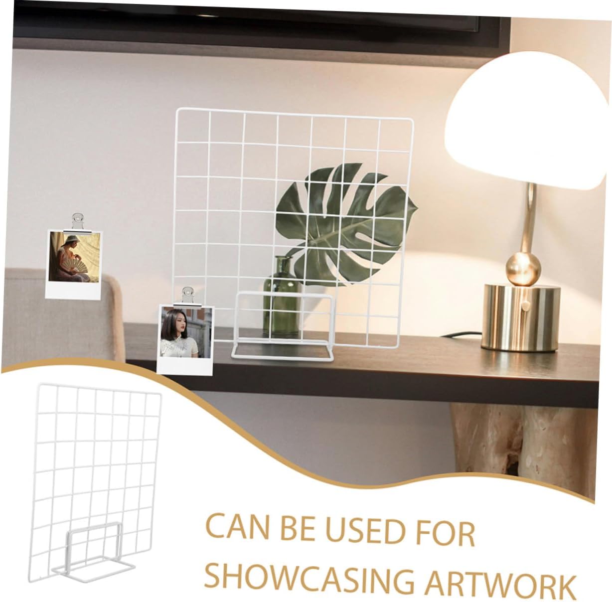 2sets Display Racks Versatile Countertop Display Holder for Photos Artwork Minimalist Design Bases for Home Retail Use