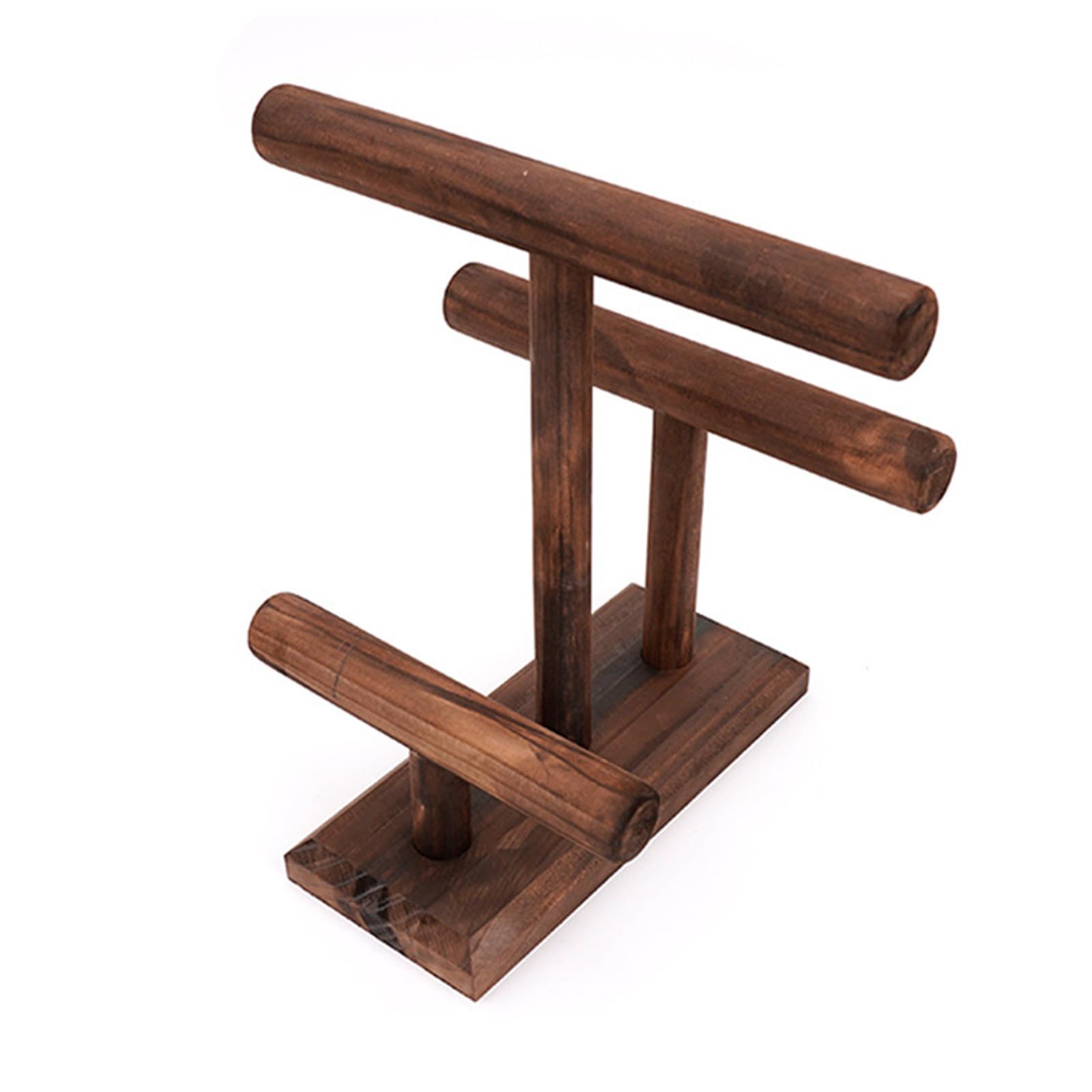 Organisateur de bijoux en bois noble au design simple et épuré