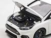 AUTOart 1:18 scale Composite Model Car compatible with Ford Focus RS (2016) in Frozen White