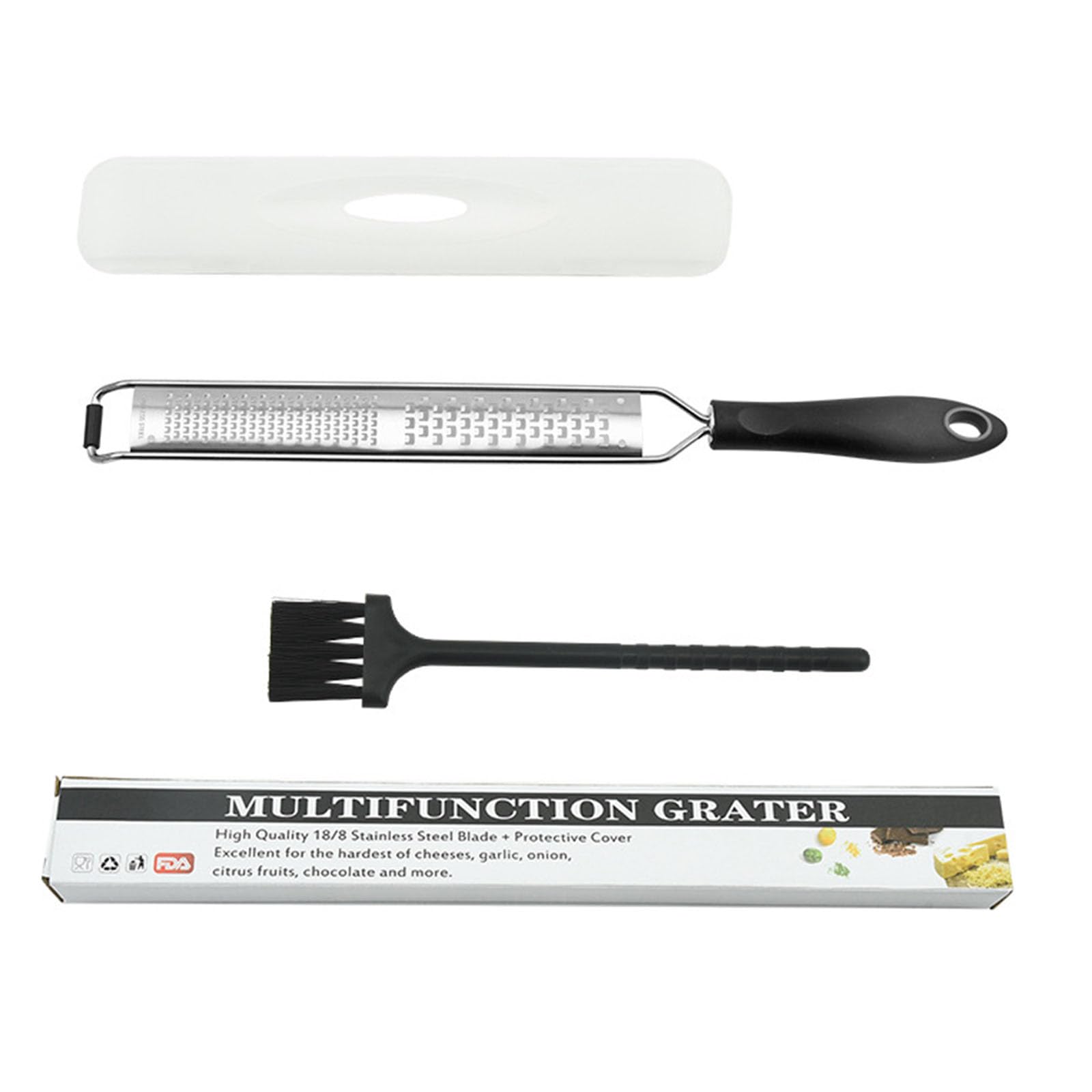 YTtkku Stainless Steel Cheese Chocolate Zester for Baking and Cooking with Ergonomic Handle and Sharping Blading Kitchen Tool Baking Grater