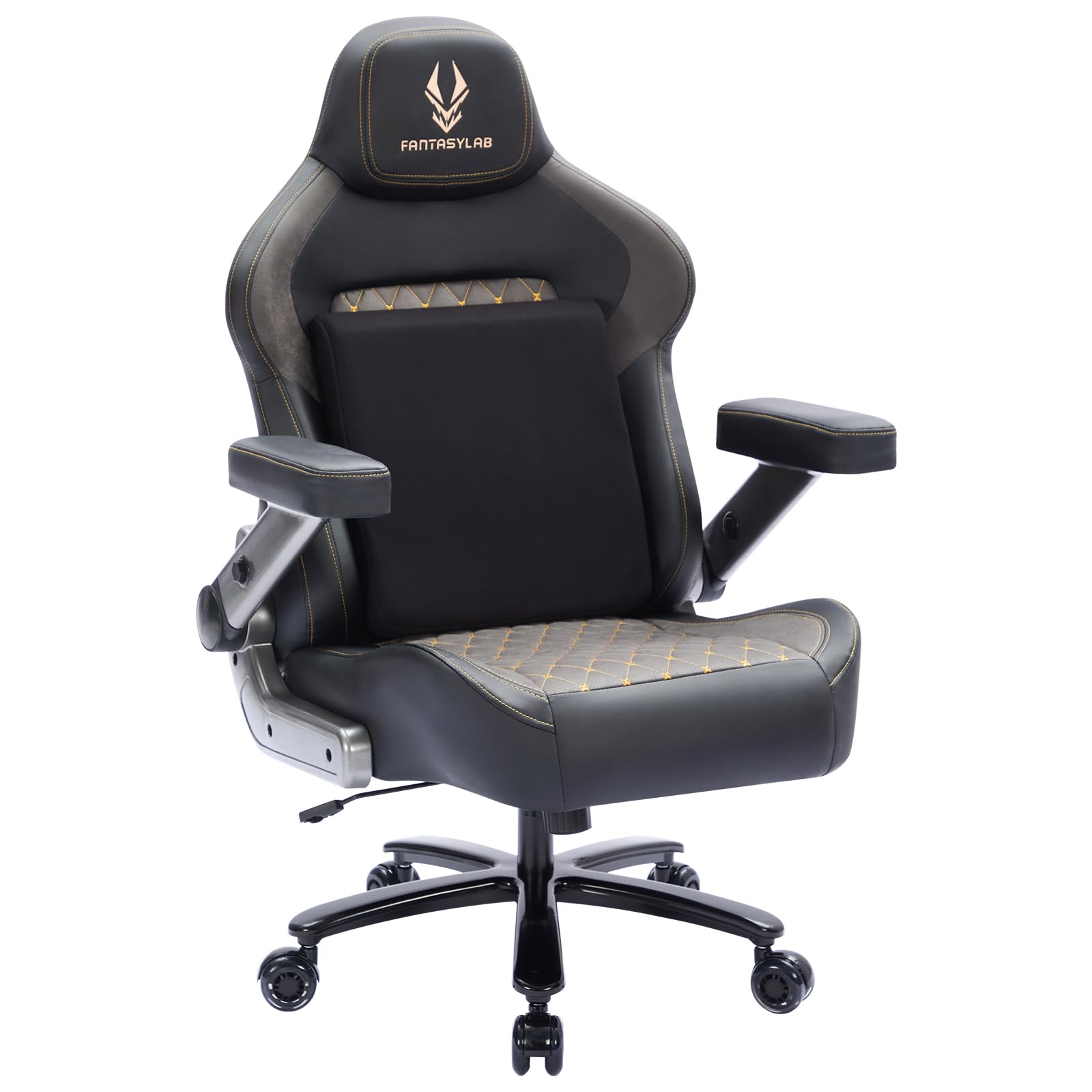 Bosmiller Gaming Stuhl 200kg Belastbarkeit Ergonomischer Bürostuhl bis 200kg Schreibtischstuhl XXL mit 4D Armlehnen Höhenverstellbarer Gaming Chair Chefsessel für Gamer und Esport