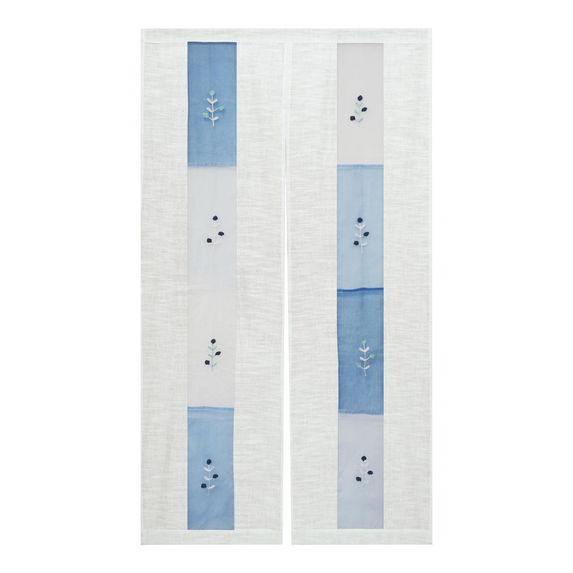 Embroidered Cotton Noren Doorway Curtain