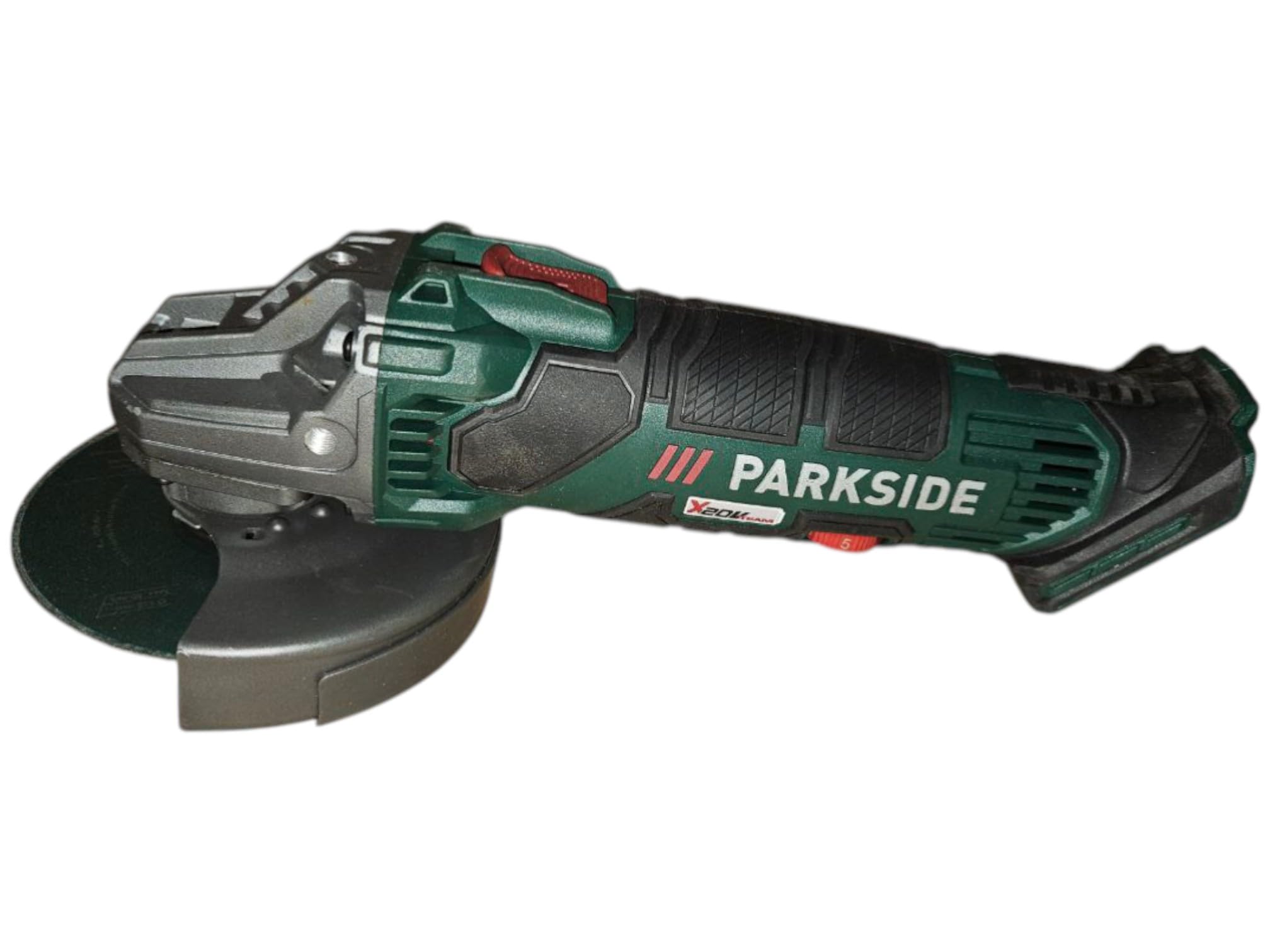 Parkside - Amoladora angular inalámbrica PWSA 20-Li C3 - Unidad desnuda - para moler y cortar con precisión todos los materiales