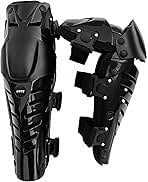 Gute Knee Pads, Adjustable Long Leg Sleeve Gear Crashproof Nonslip Protective Shin Guards for Motorcycle Mountain Biking-1 Pair