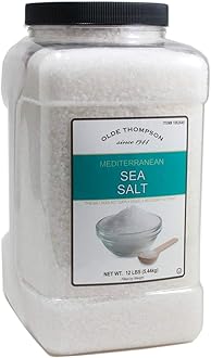 Olde Thompson Mediterranean Sea Salt, Coarse Grain, 12 Pound, Bulk Size