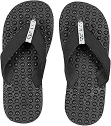 Chinelo Ortopédico Masculino Stilloflex Antiderrapante para Esporão e Fascite Plantar Anatomico Palmilha Massageadora - Preto