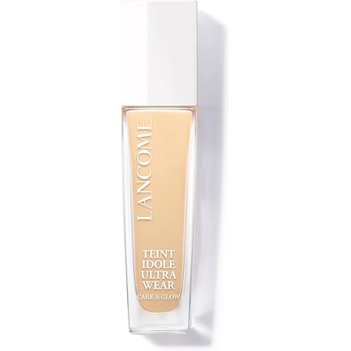 Lancôme Teint Idôle Ultra Wear Care & Glow Foundation for Up to 24H Healthy Glow - SPF27 - Medium Buildable Coverage & Natural Glow Finish