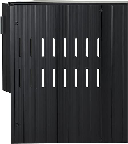 Miniatura 13 de New Age Pet ECOFLEX Promax - Caja de arena para gatos, color negro expreso, caja de arena compuesta de plástico de madera duradera para gatos con