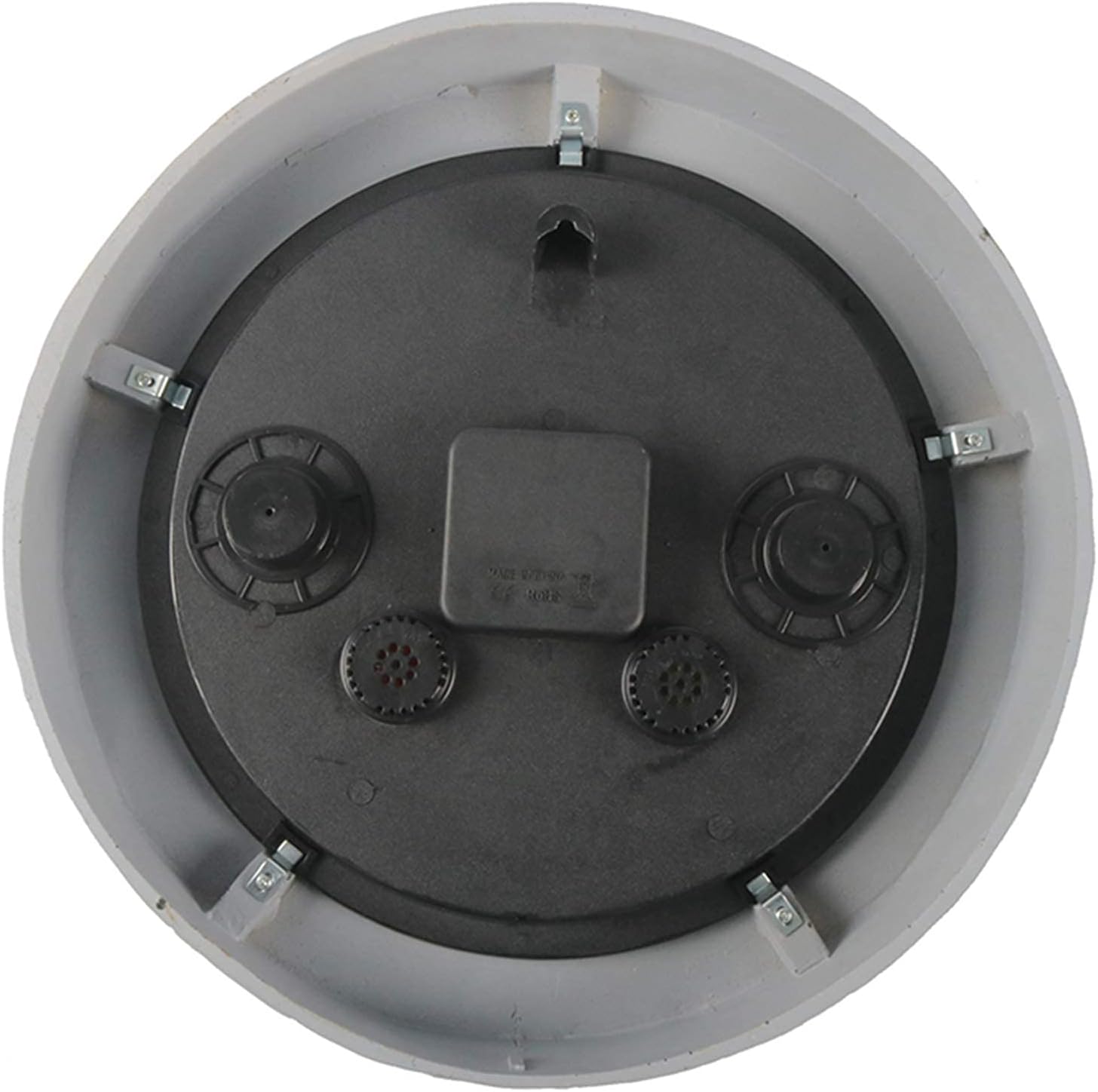 Outdoor Garden Wall Clock, 14 Inch Resin Thermometer and Hygrometer Waterproof Garden Clock with Waterproof Ring and Waterproof Cover Waterproof Outdoor Clock Indoor Outdoor Decora