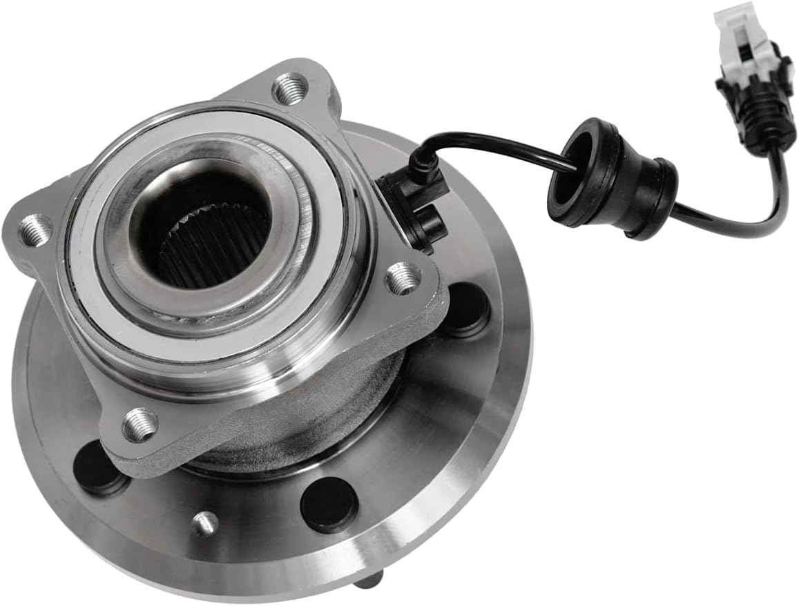 TUCAREST 512358 x2 Rear Wheel Bearing and Hub Assembly Compatible with 2007-2009 Chevy Equinox, 12-15 Captiva Sport /07-09 Po-ntiac Torrent, Su-zuki XL-7/08-10 Sa-Turn Vue [5 Stud Hub W/ABS]