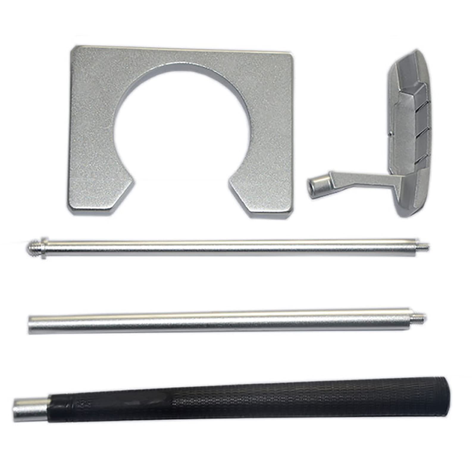 Tragbares Golf-Putter-Geschenkset, Club-Golfset, Stabiler Putterschaft mit 2 Übungsgolfbällen und Balllochbecher, für das Golf-Putting-Training auf Reisen in der Halle