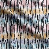 Soimoi Black Polyester Georgette Fabric Ombre Tie-Dye Fabric Prints by Yard 52 Inch Wide