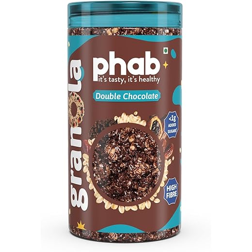 Phab Double Chocolate Granola 245gm