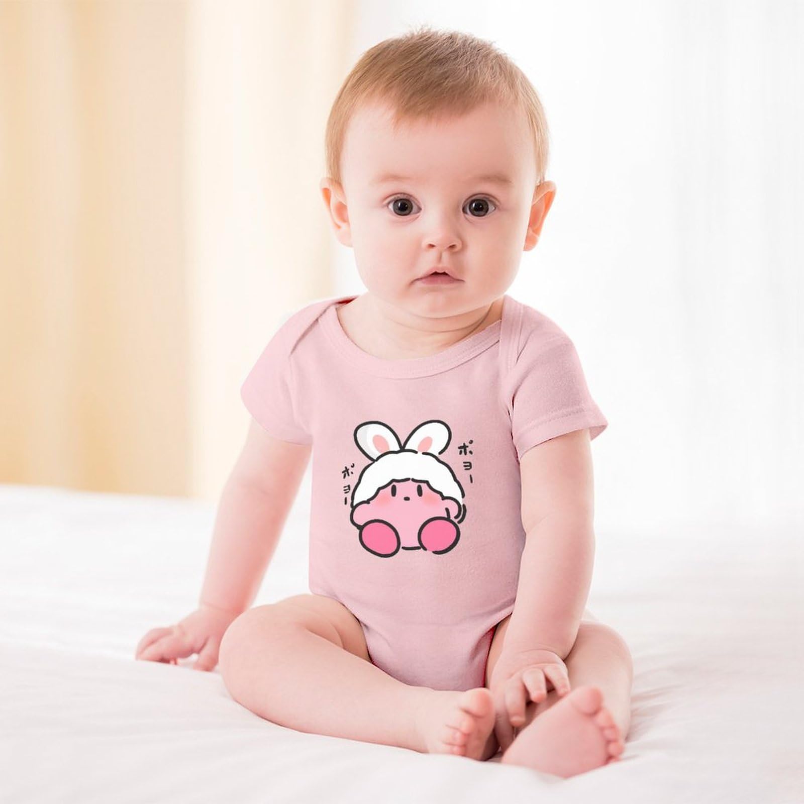 Amazon.co.jp: 星のカービィ コットン 赤ちゃん服 ィ ベビー