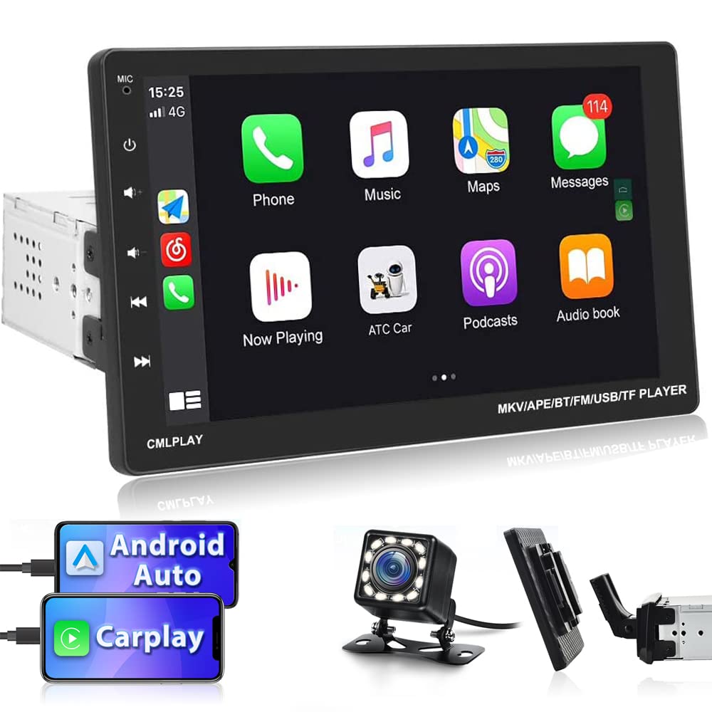 Buy Hikity Single Din Apple Carplay Car Stereo Android Auto 9 Inch