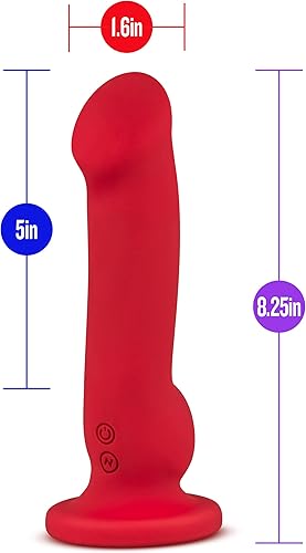 Miniatura 3 de Blush Novelties, Impressions - Consolador vibrador realista de Las Vegas, potente función Rumbly 10, ventosa para jugar con manos libres y