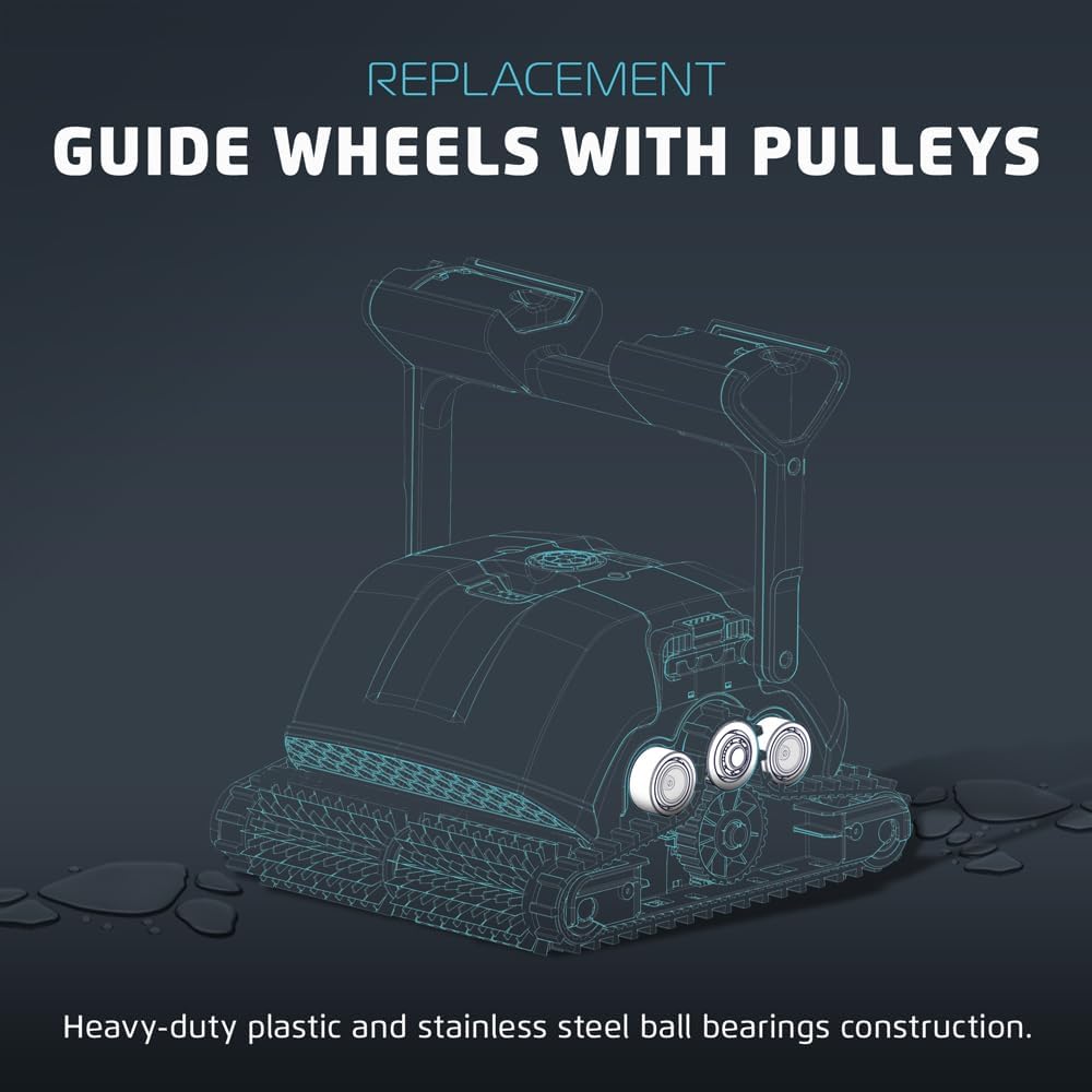 Dolphin Genuine Replacement Part — Guide Wheels (4PK) with 2 Pulley Gears — 3884997-R6