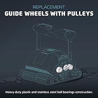 Vista 5 de Dolphin Pieza de repuesto genuina — Ruedas guía (4PK) con 2 engranajes de polea — 3884997-R6