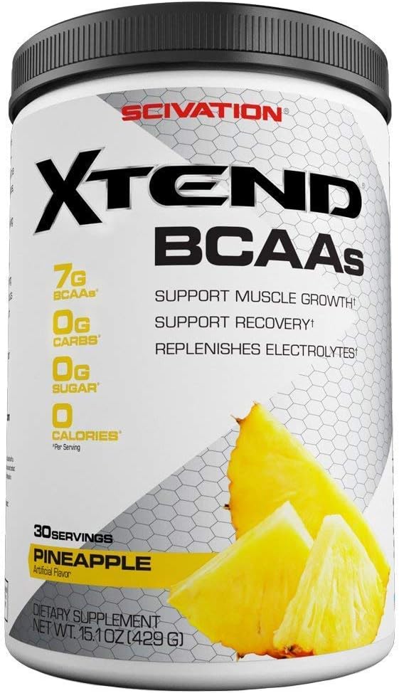 Scivation Nutrition Xtend BCAA 30 Servings, Pineapple (429 g)