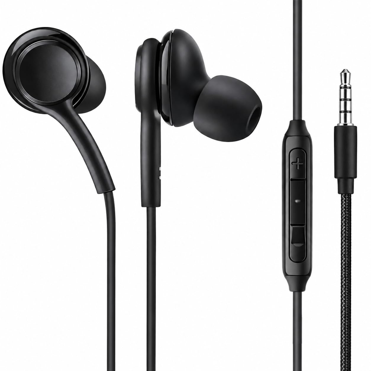 Fone de Ouvido com Fio Intra-auricular P2 3,5mm com Microfone Anti-Ruído Graves Potentes