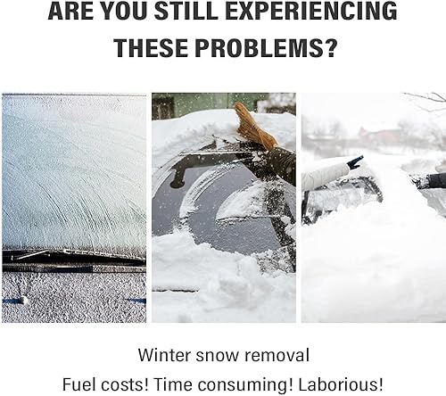 Miniatura 3 de carleef Parasol magnético para parabrisas de automóvil, parasol antirrobo para parabrisas de automóvil con 5 imanes invisibles, parasol universal