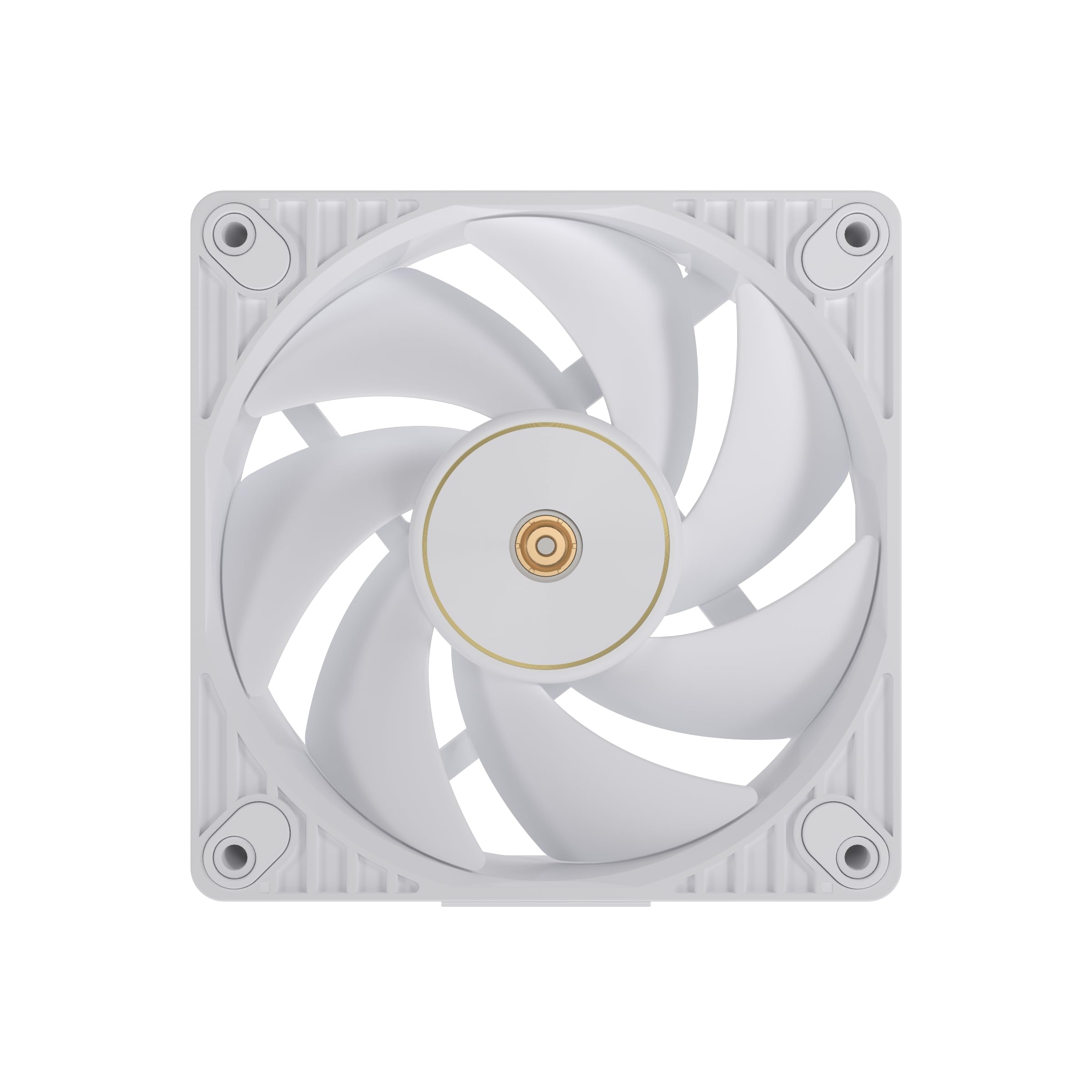 ASUS ProArt PF120 Triple Pack - Ventilateurs PMW de 120 mm, haute performance, cadre de 28 mm, pales LCP, fonctionnement silencieux, ingénierie de précision, connecteurs sur chaîne, blanc