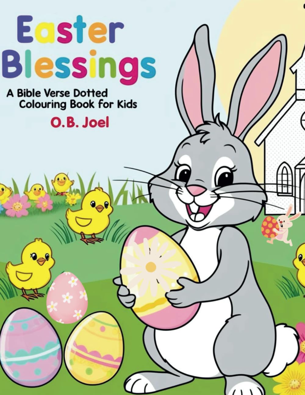 Easter Blessings: A Dotted Colouring Book