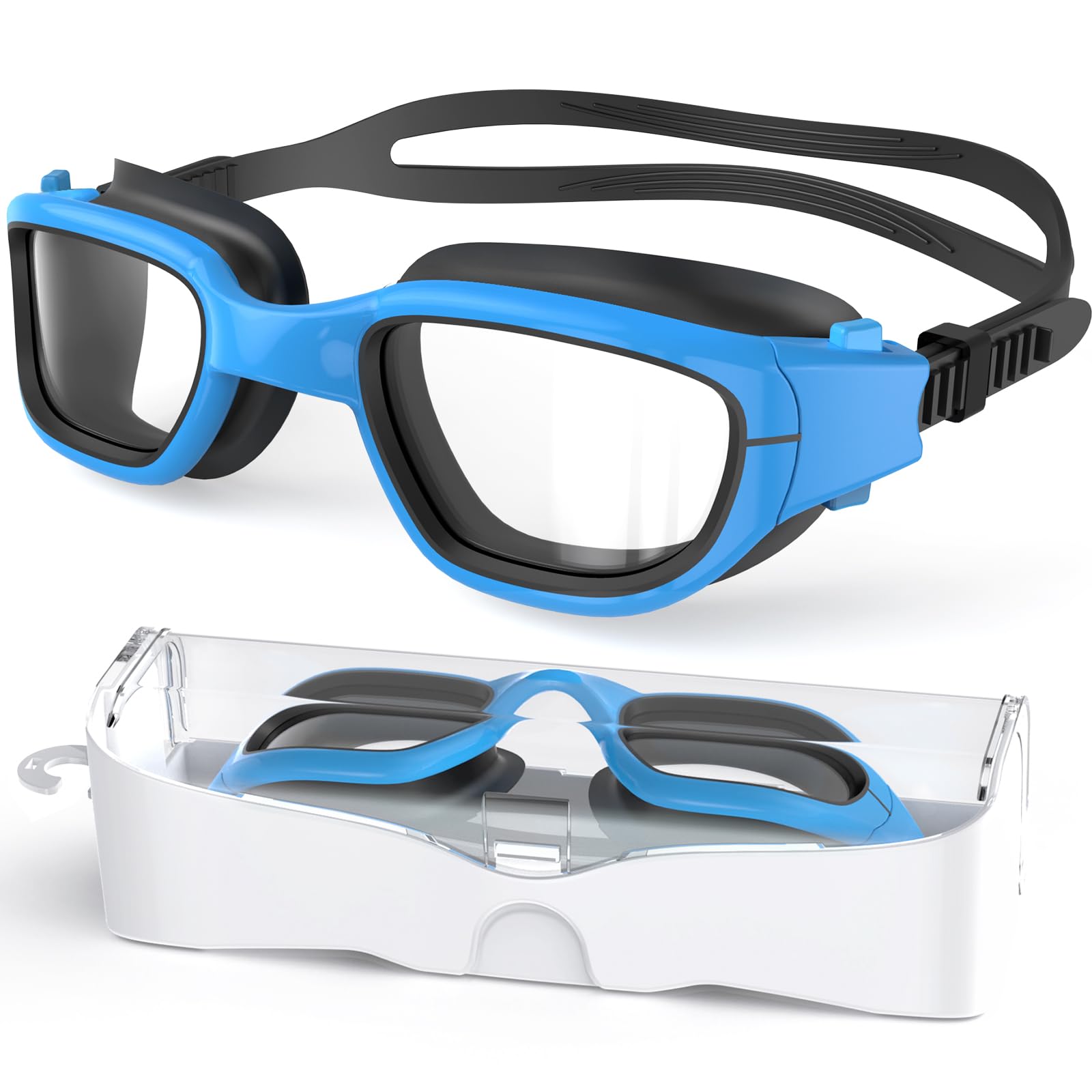 Zeligerstar Kids Swimming Goggles, Swimming Goggles for Kids 6-14, Anti Fog, UV Protection, No Leaking Wide Vision for Boys Girls — image 1