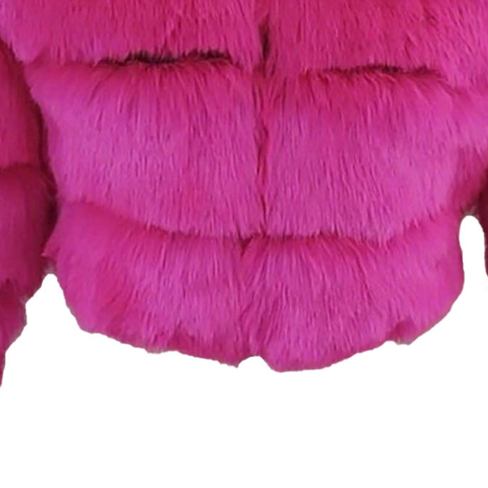Chaqueta con cremallera para mujer, abrigo de piel sintética esponjoso, chaqueta corta con cremallera, chaquetas abrigadas de invierno.
