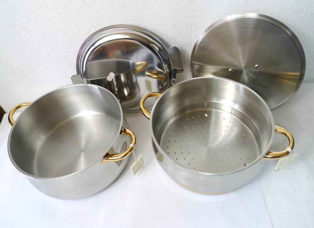 ☆新品 ☆未使用品☆Demeyere/デメイエレスチーマー付鍋セット蓋