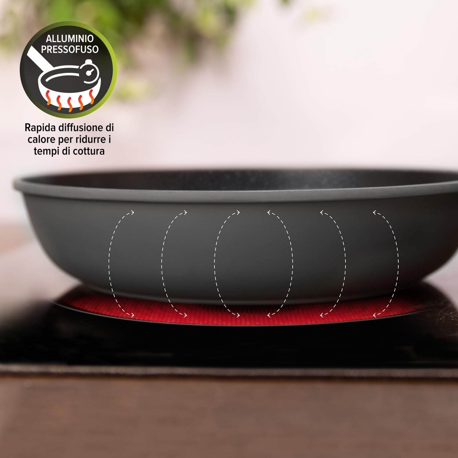 Padella Induzione Evolution Zanetti - Antiaderente, Diametro 26 Cm, Nero, Per Tutti I Piani Cottura - Foto 12