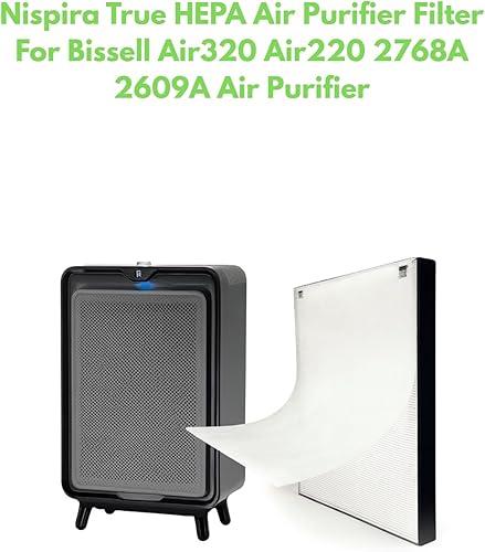Miniatura 3 de Nispira Air320 Air220 2678 Filtro de repuesto True HEPA para purificador de aire Bissell 220320 2609a. 2768a, 2 paquetes