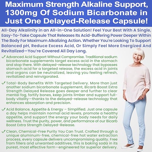 BioWisdom Nutraceuticals Bicarb Boost Extra Strength Capsules