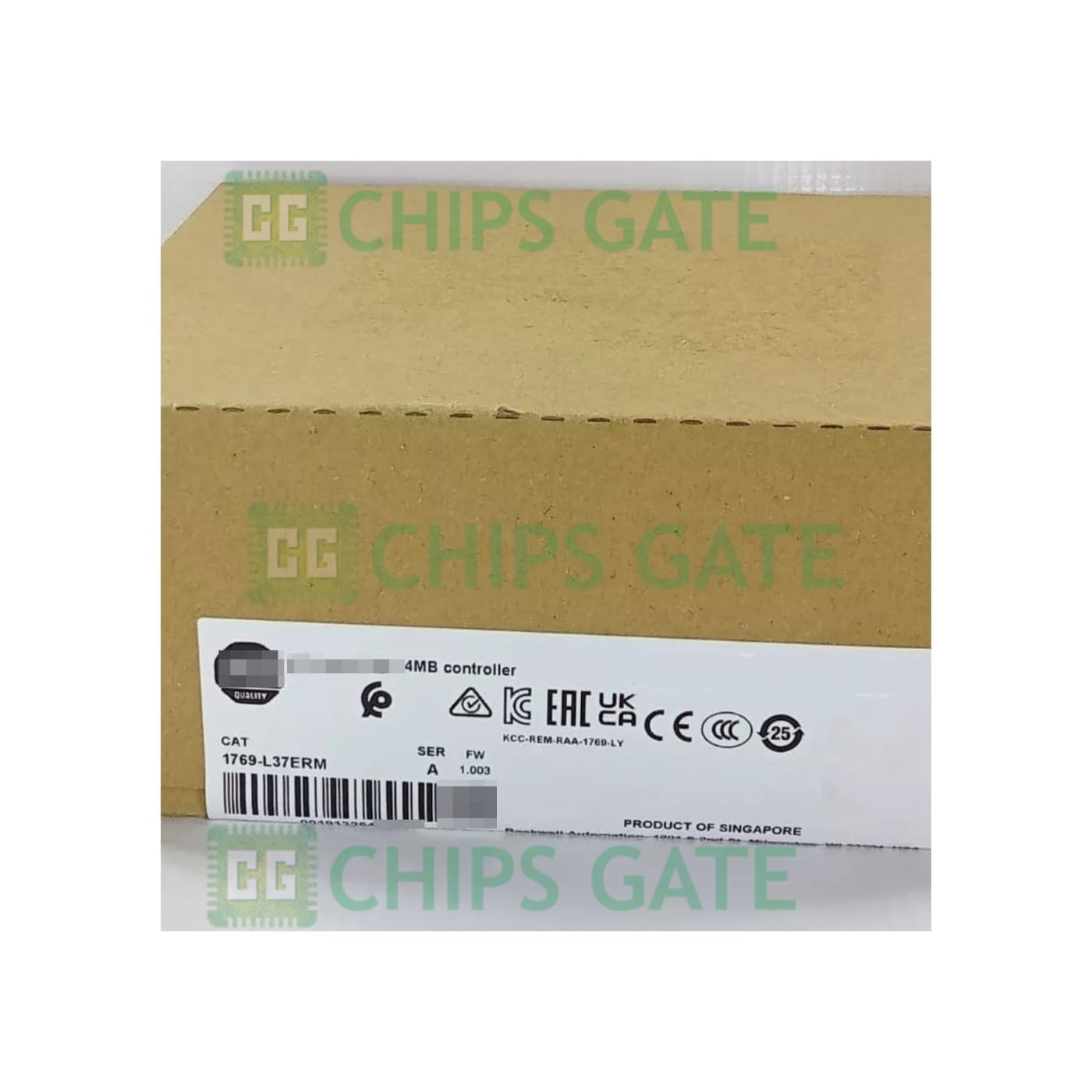 New in Box 1769-L37ERM 1769L37ERM 4M Controller