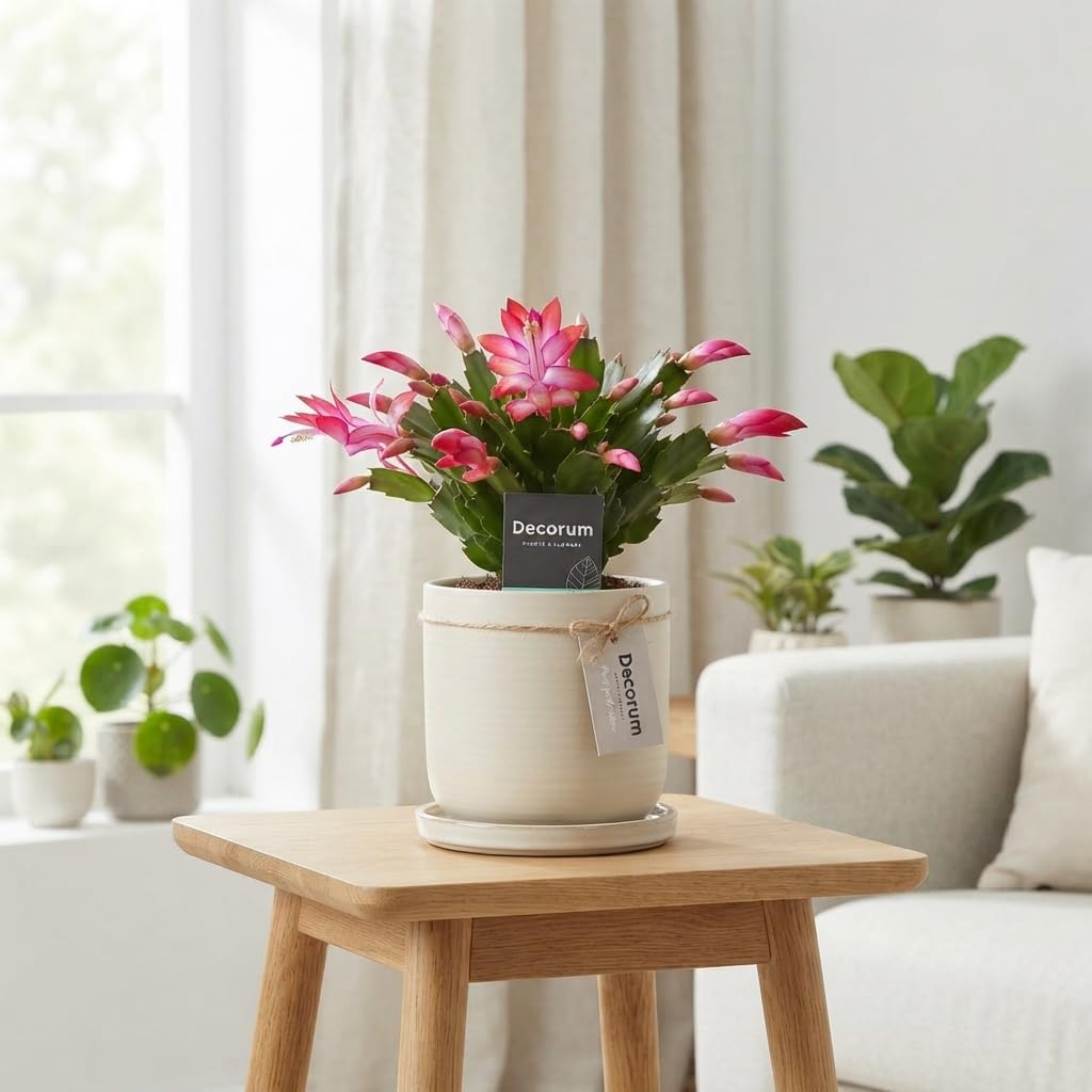Mixed Schlumbergera Christmas Cactus – 9cm Po – Live Indoor Houseplant