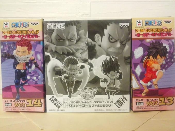 Amazon 少年ジャンプ 50th ワンピース ワールド コレクタブル フィギュア ルフィ カタクリ スネイクマン ホールケーキアイランド 3 フィギュア ドール 通販