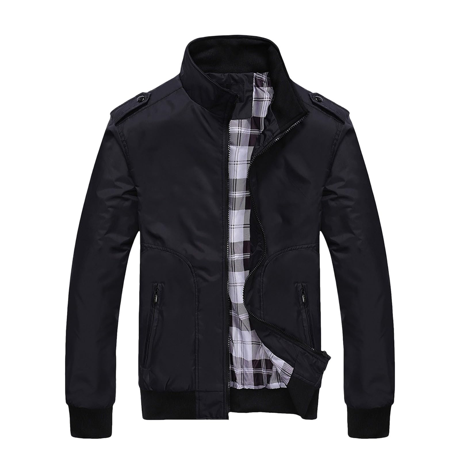 Générique Veste Homme Hiver Pardessus Coupe Vent Des Poches Décontracté Trench-Coat, Classique Pardessus Doublure Thermique D'hiver Vestes De Pour Réunions Entre Amis En Automne Et Hiver