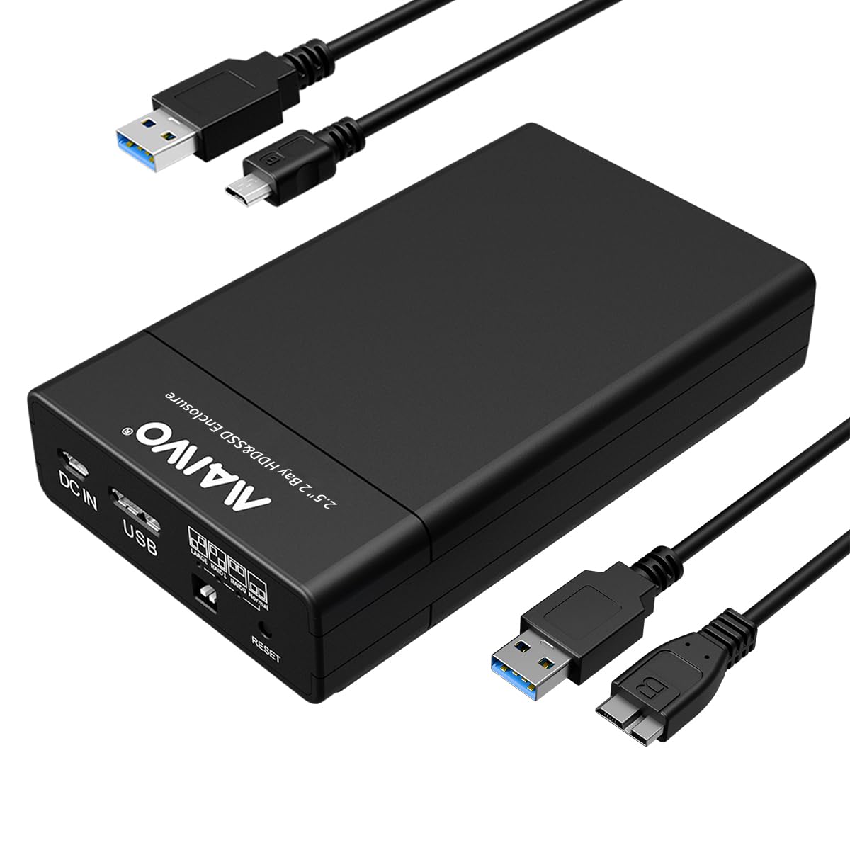 Amazon.com: MAIWO Dual Bay RAID Hard Drive Enclosure with USB 3.0