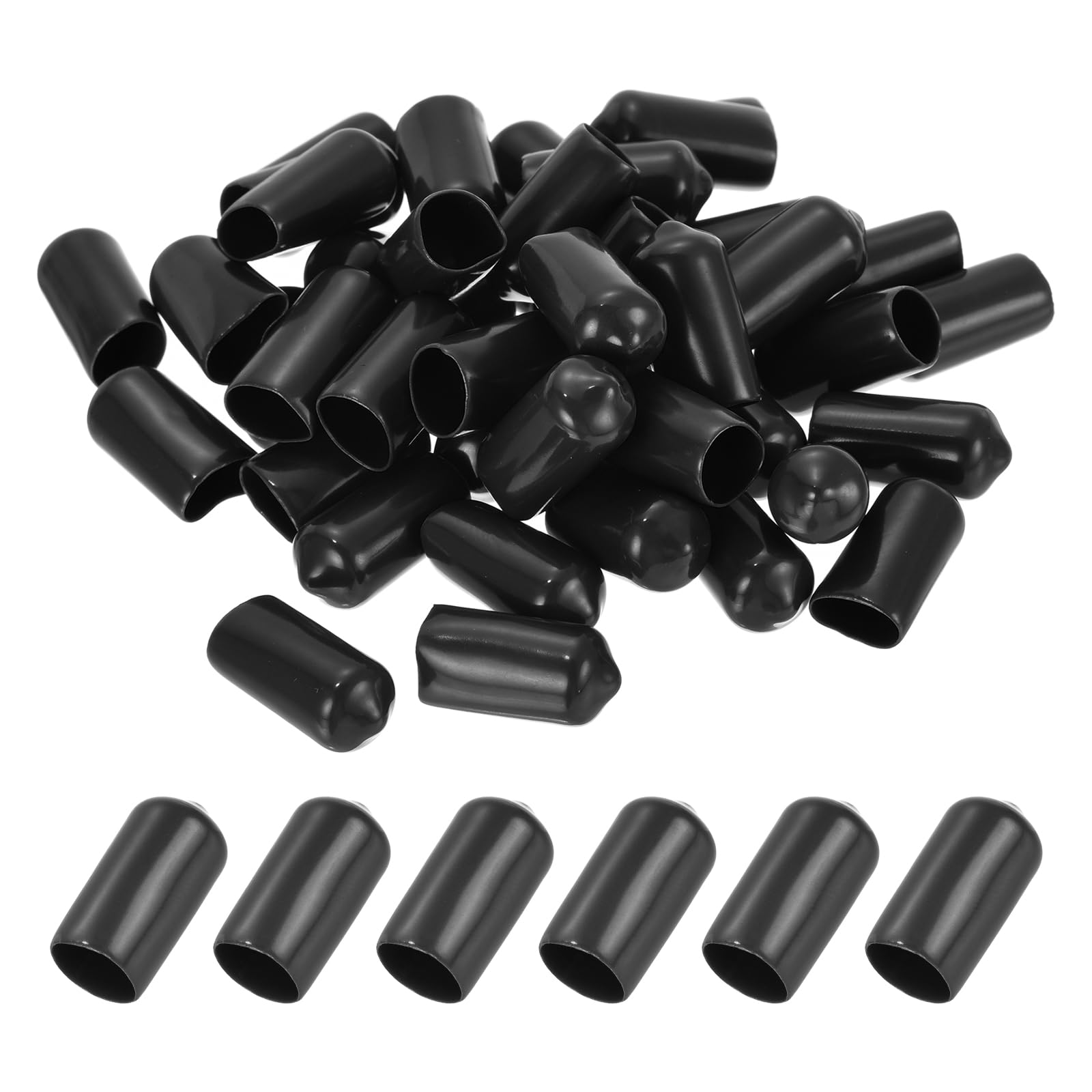 PATIKIL 11MM Vinyl Rubber End Caps