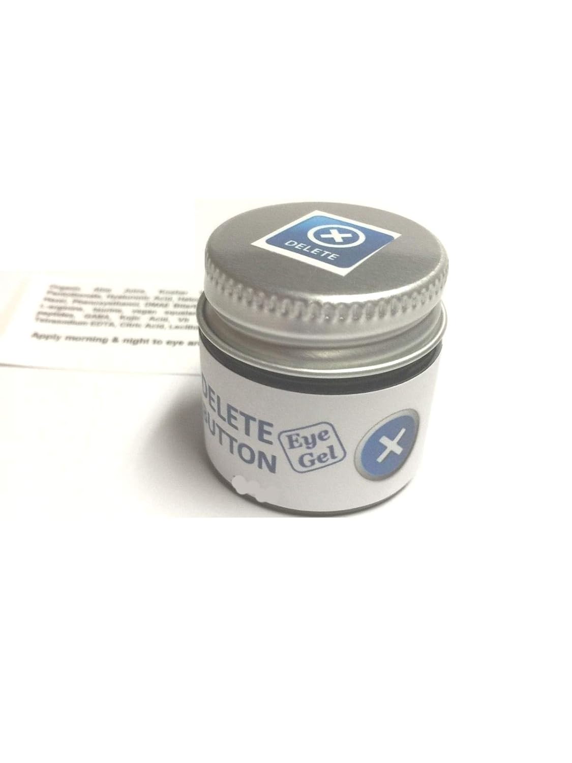 Delete Button Eye Gel DMAE Haloxyl Caffeine Dark Circles Puffiness Hyaluronic Acid Retinol Aloe Argireline Squalane Chrysin More by ModelSupplies
