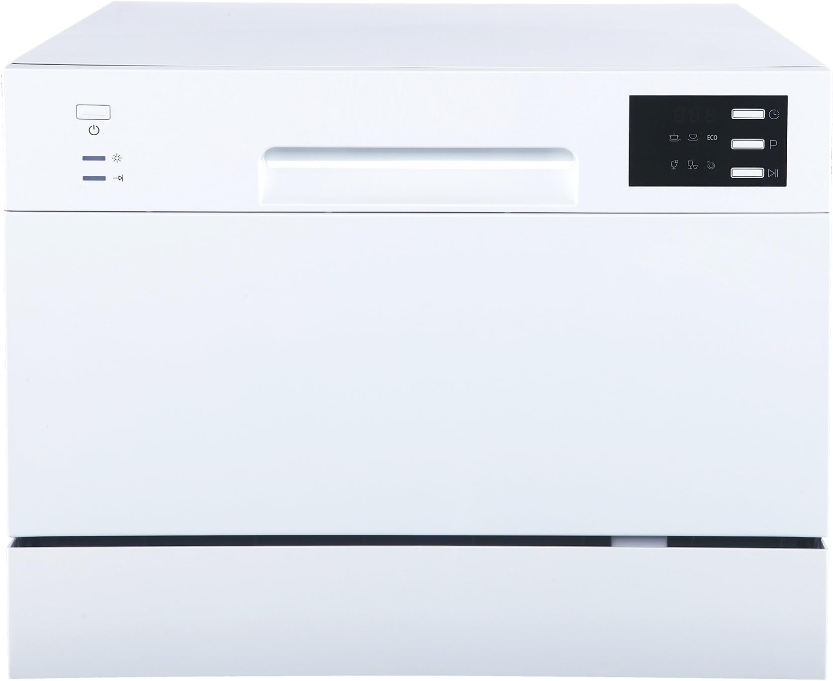 Farberware Compact 6-Place Setting Dishwasher – Portable Countertop Dishwasher, 7 Wash Programs, Perfect For Apartments, RVs, Dorms