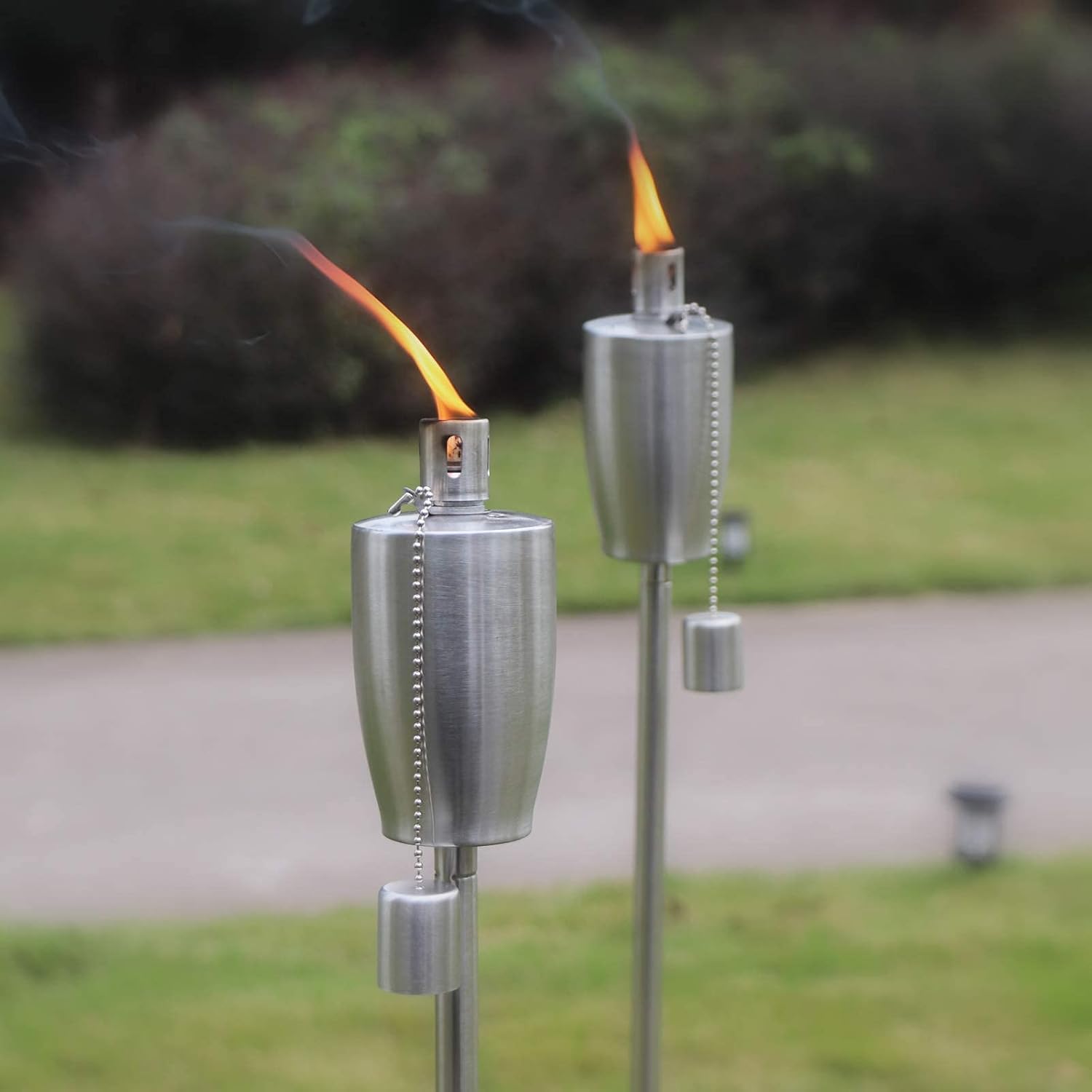 Lanterns & Torches Patio, Lawn & Garden Lighting 45 Inches Tall Each