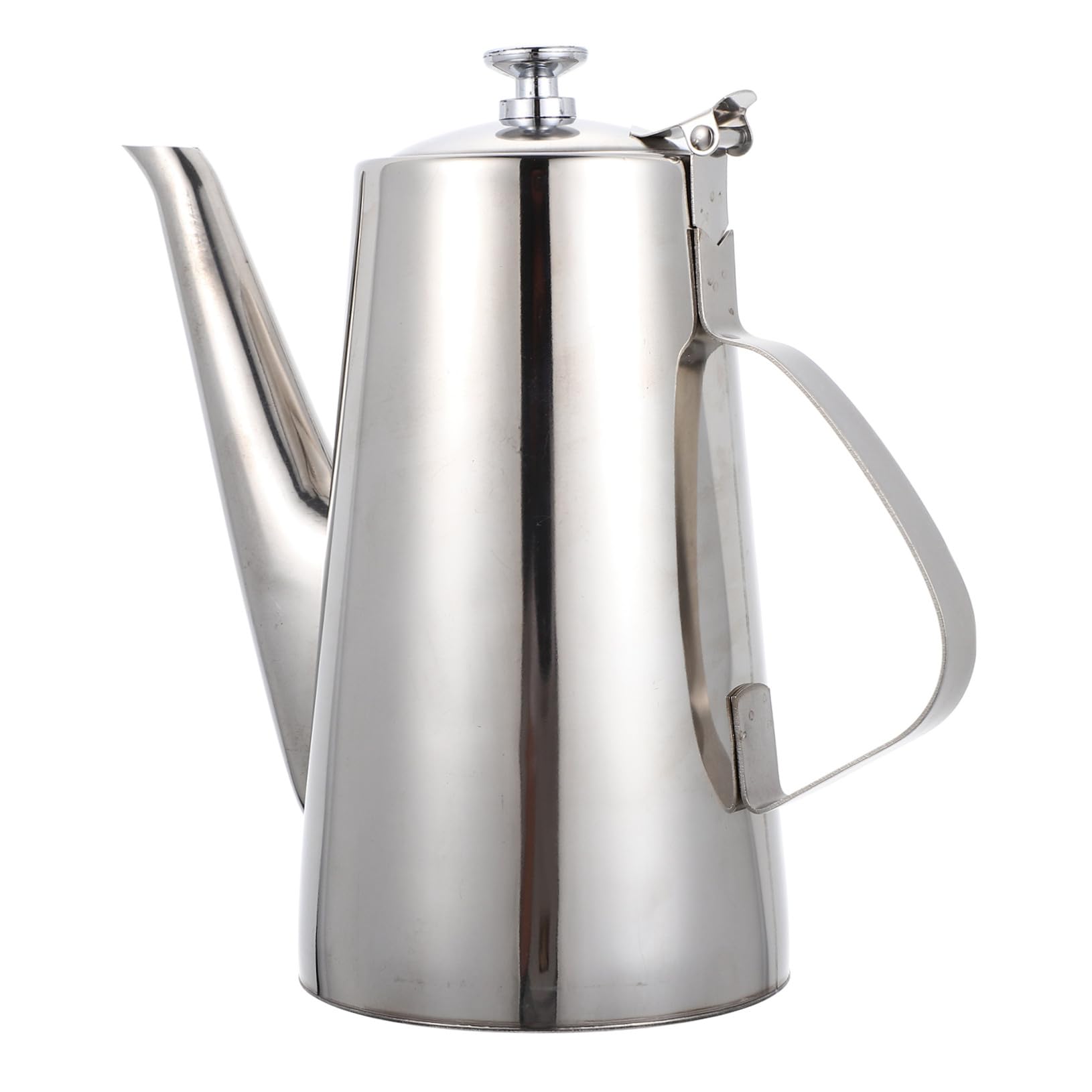 Aceitera Dispensador de Acero Inoxidable con Pulido Resistente al Calor para Cocina y Restaurante Jarra Ergonómica para Aceite y Vinagre