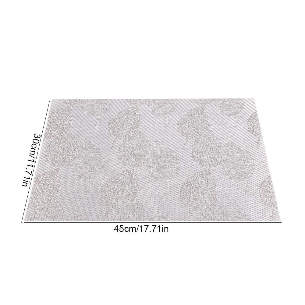 Napperon imperméable pour Table, Tapis de Vaisselle Lavable (Marron) (Blanc)