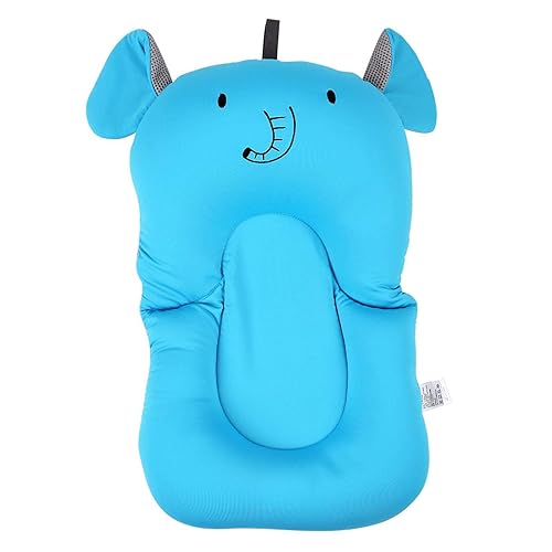 Almohada flotante, cojín flotante no tóxico para bebé, fuerte fluidez para bebé (azul, elefante sin gancho)