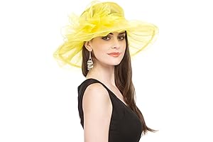Chic and Classy: Yellow Kentucky Derby Fascinator for a Radiant Look