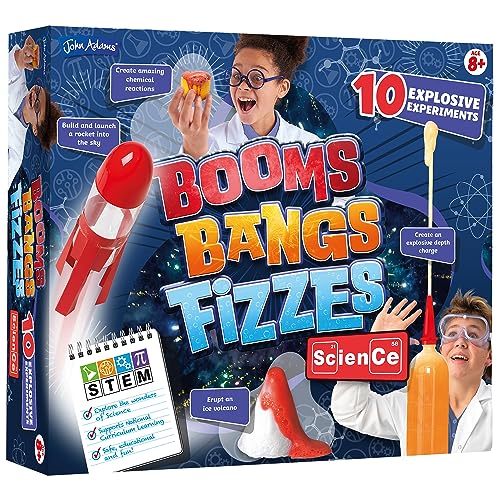 Jeu STEM 10 expériences explosives John Adams, le cadeau idéal dès 8 ans