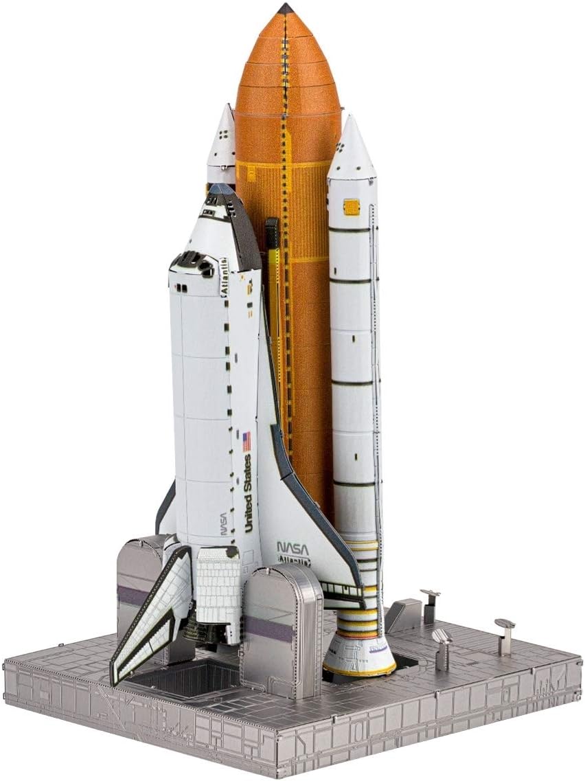 Space Shuttle Launch Kit Premium Iconx 3D Laser Cut Colour Miniature Model Kit