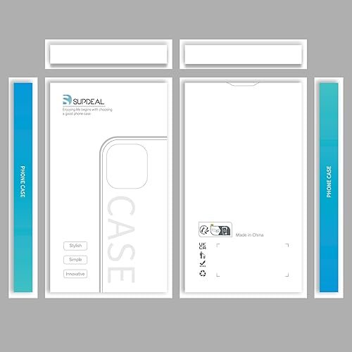 Miniatura 7 de Supdeal Funda transparente para iPhone 15 Pro Max, No se pone amarillenta Protección de cámara Prueba de caída de grado militar, transparente a