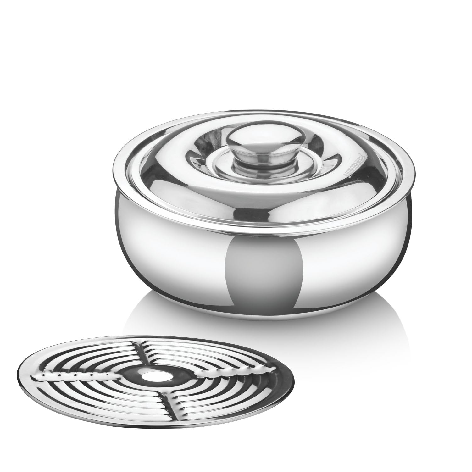 Signoraware Insulated Steel Casserole Bowl with Lid – ₹1229